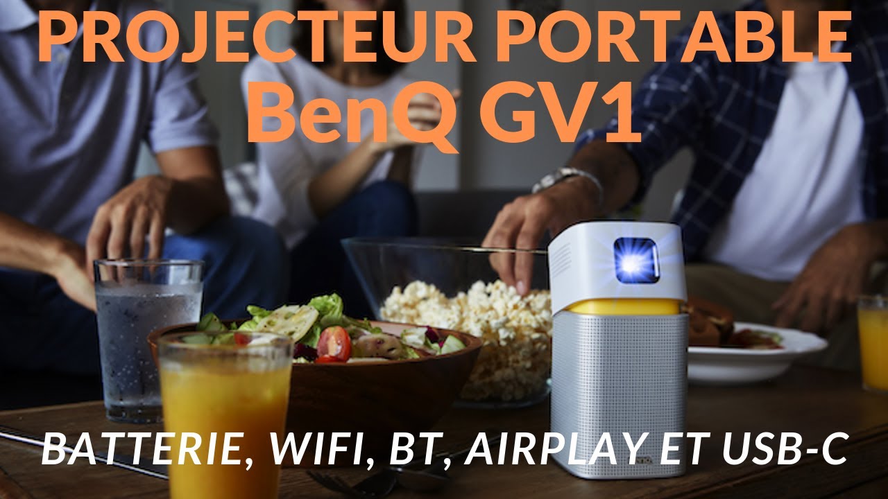 Projecteur sans fil autonome BenQ GV1, un Projecteur Portable avec